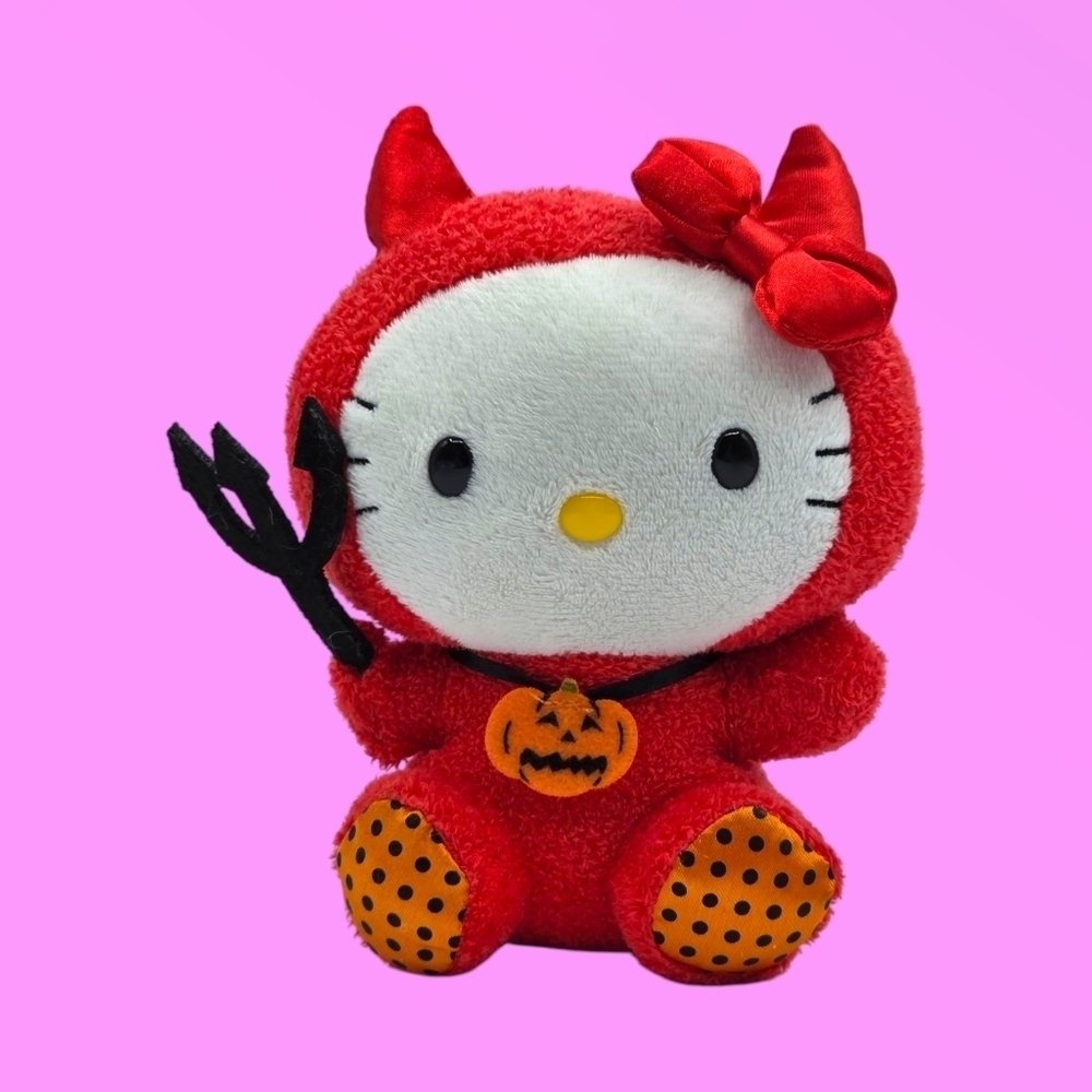 Ty Beanie Baby Hello Kitty Red Devil Plush